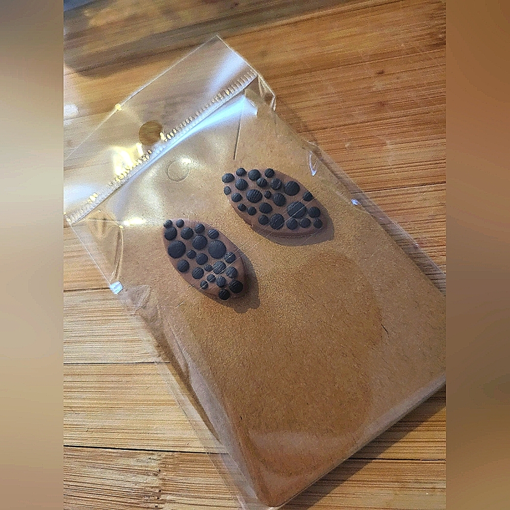 Spotted Modern Earrings